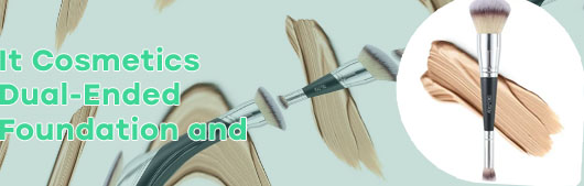Dual ended foundation brush